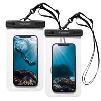 Spigen A601 Waterproof Phone Case 2 Pack, clear